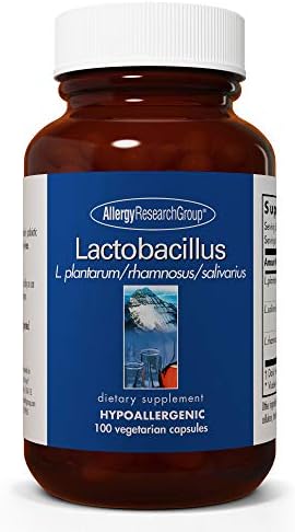 Allergy Research Group ARG Lactobacillus - Multi-Strain Probiotic Capsule - Gut & Digestive Health Support - Dairy Free