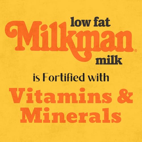 Milkman Low-Fat Milk - Instant Dry Milk Powder Packets - For Coffee, Baking, or Travel - Just Add Water, Makes One Quart - Classic, Natural Taste with the Kiss of Cream! (18 Pack)