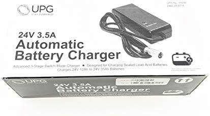Pride Mobility Charger ELE1803400 - Fits Scooters and Power Wheelchairs - 24V 3.5A - UPG 24BC3500T-4 71699