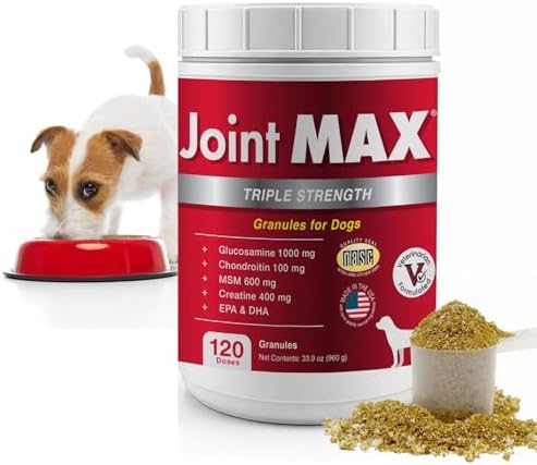 TS Joint Supplement Vet Formulated Pain & Inflammation Relief Treats Hip Dysplasia & Arthritis.Glucosamine, Chondroitin, Turmeric, MSM, HA, Creatine, Omega 3 EPA+DHA. All Dogs 240 Soft Chews