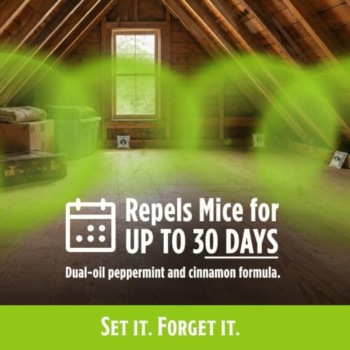 Grandpa Gus's Mouse Repellent Pouches, Natural Peppermint Oil, 4 Pouches | Cinnamon & Peppermint Oil Helps Repel Mice from Nesting in Home/Cabin/Boat/Car Storage/RV/Machinery/Shed, Kid & Pet Safe