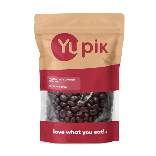 Yupik 60% Dark Chocolate Covered Almonds, 2.2 lb (35.2 oz), Kosher, Whole Nuts, Almonds Dipped in Chocolate, Crunchy & Smooth, Dark Chocolate Candy, Classic Sweet Snacks