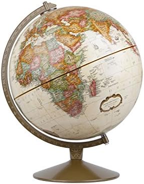 Replogle Globes Franklin World Globe, Antique Ocean, 12-Inch Diameter,Over 4,000 Place Names