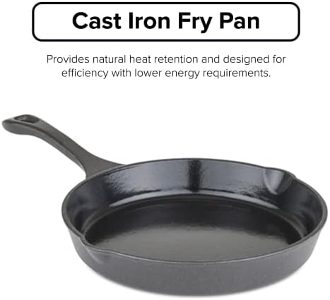 Viking Griddle, 20 Inch Reversible Cast Iron Grill Pan, Pre-Seasoned, Oven Safe, Induction Ready, Black