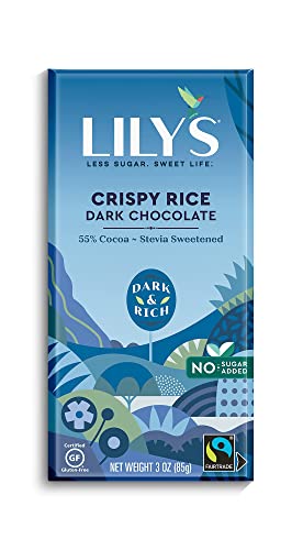 LILY'S Almond Dark Chocolate | 3 ounce, 4-Pack