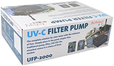 Jebao All in ONE Pond Filter System with 13W UV Sterilizer 530GPH Pump Fountain Kits | 530GPH Pump, Fountain Kits