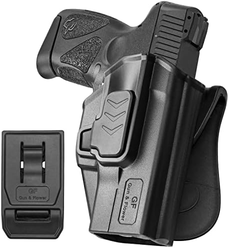 Taurus G2C Holster, Taurus G3C Holster, 9mm/.40 Cal OWB, Level II Paddle