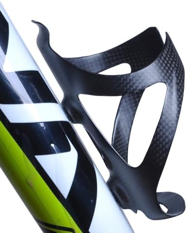 ThinkTop 2 Pack Ultra-Light Full Carbon Fiber Bike Water Bottle Cage Holder | Lightweight Bicycle Drink Water Cup Holder Bracket Rack for Road Bike