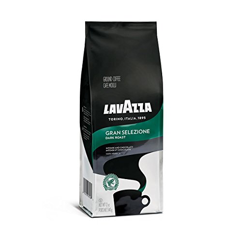Lavazza Italian Roast Ground Coffee 12oz Bag, Extra Dark Roast (Pack of 1) - Package May Vary