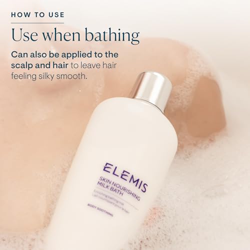 ELEMIS Skin Nourishing Milk Bath 400ml – Softening Body Cleanser for Dry Skin
