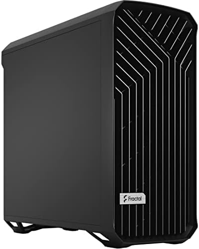 Fractal Design Torrent Black - Light Tint Tempered Glass Side Panel - Open Grille for Maximum air Intake - Two 180mm PWM and Three 140mm Fans