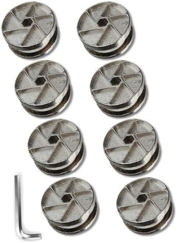 Replacement Heavy Duty Cam Wheel Locks Compatible with IKEA 114670 as Bed Frame Parts for MALM, BRIMNES, BIRKELAND & More (4PCs 35mm Set)