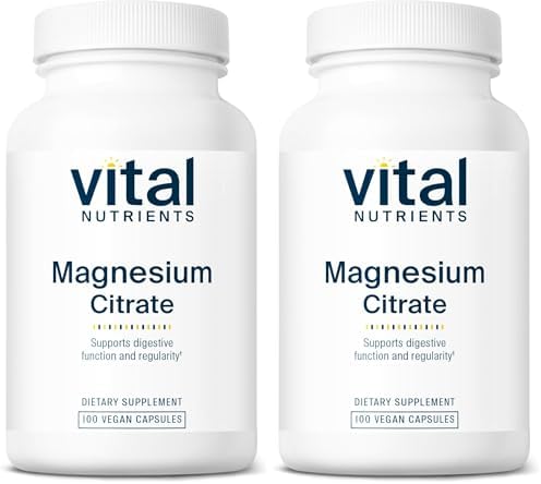 Vital Nutrients Magnesium Citrate 150mg - Promotes Relaxation - Supports Sleep, Bone, Heart, Muscle, Kidney, & Nerve Health* - Vegan Supplement - Gluten, Dairy, Soy Free - 100 Capsules