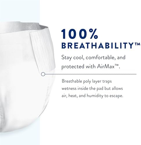 Prevail Breezers 360 Incontinence Briefs, Ultimate Absorbency, Size Two, 72 Count