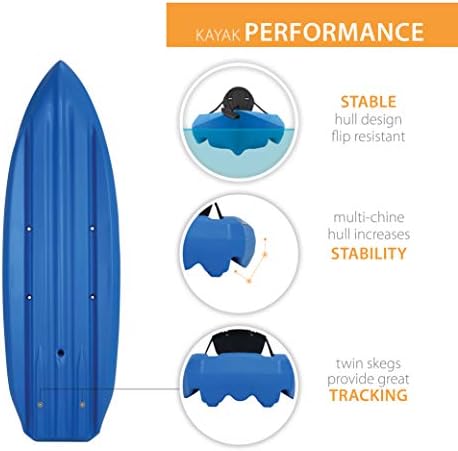 Lifetime Lotus Sit-On-Top Kayak with Paddle