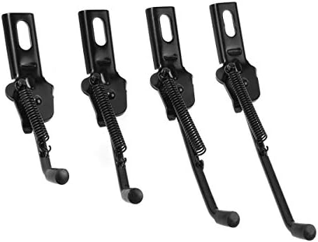 SEISSO Aluminium Alloy Foldable Kickstand for 12-18 Inch Bicycle, Mountain Bike, Road Bike - Black