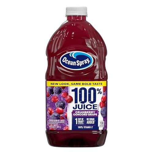 Ocean Spray 100% Juice, Ruby Red Grapefruit, 60 Ounce Bottle (Packaging May Vary)