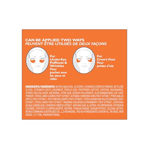 Peter Thomas Roth | Potent-C™ Power Brightening Hydra-Gel Eye Patches | Eye Mask Patches for Under-Eye Bags and Fine Lines | Brightens The Look of