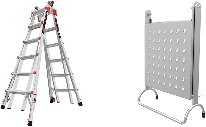 Little Giant Velocity, Aluminum Ladder, 14 ft Reach, 15413-001 | Telescoping Multi-Position Ladder with Extension, A-Frame, 90-Degree & Trestle Modes, 300 lbs. Rating