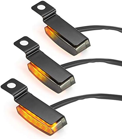 2PCS 12V Universal Motorcycle Mini Flowing LED Turn Signal Blinkers