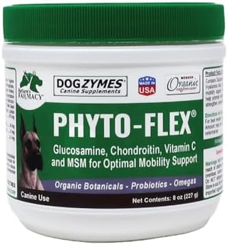 Dogzymes Phyto Flex - Glucosamine, Chondroitin, MSM and Hyaluronic Acid… (2 Pound)