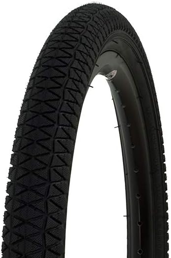 Fenix Bicycle Tire 18" x 1.95" BMX Bike Street Grip Thread P-1171, Black