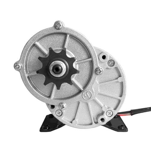 24 Volt 350 Watt MY1016Z3 Gear Reduction Electric Motor with 9 Tooth Sprocket for E Scooter