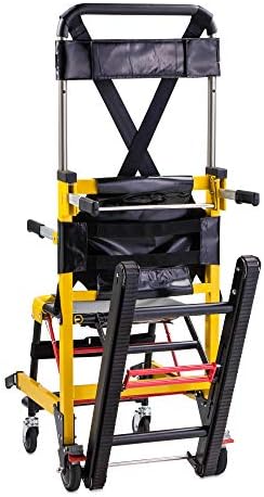 LINE2design Mobility Chair - Mobile Chair 70007-Y, Premium Emergency Transport Manual Track Solutions - Load Capacity: 400 lb. Yellow.