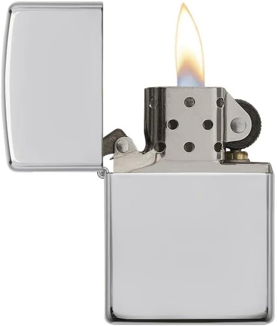 Zippo Armor Sterling Silver Windproof Lighter, High Polished Finish #26