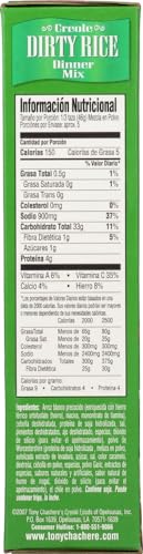 Tony Chacheres Rice Dinner Dirty Rice, 8 oz