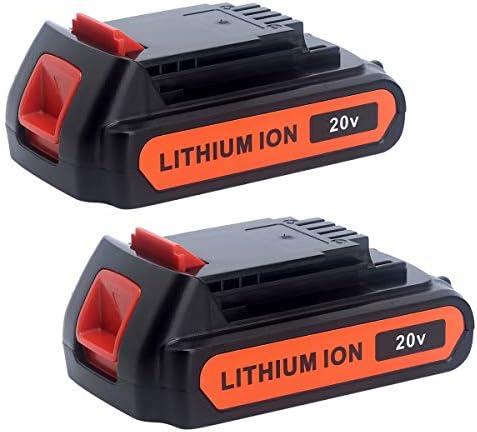 Biswaye 4.0Ah 20V Lithium Battery LBXR20 Compatible with Black and Decker 20V Max Battery LBXR2520 LBXR2020 LB2X3020 LBX20 LB2X4020 & LST522 LHT2220