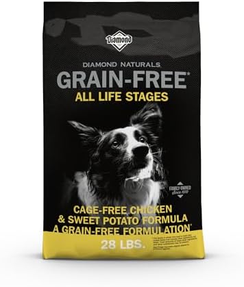 Diamond Naturals Grain-Free Dry Dog Food, Wild-Caught Whitefish, 28lb | Puppy, Adult & Senior Dogs | Wild-Caught Whitefish & Sweet Potatoes for All Day Energy | Guaranteed Probiotics