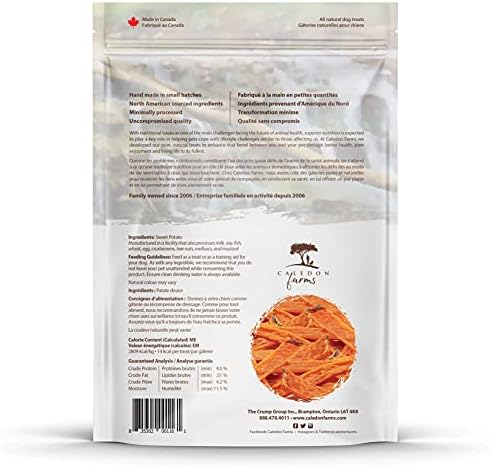 Caledon Farms Sweet Potato Chews for Dogs 9.3 OZ