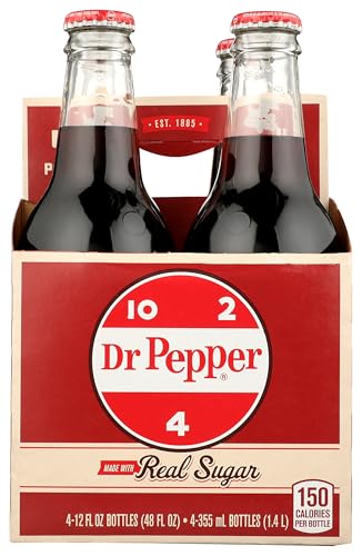 Dr Pepper 4pk 12oz Glass