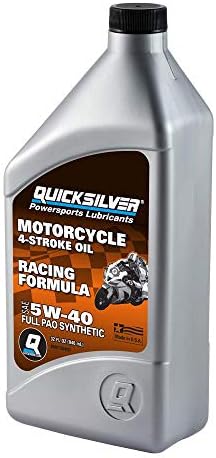 Quicksilver 20W-50 Full Synthetic Motorcycle Oil, 1 Quart