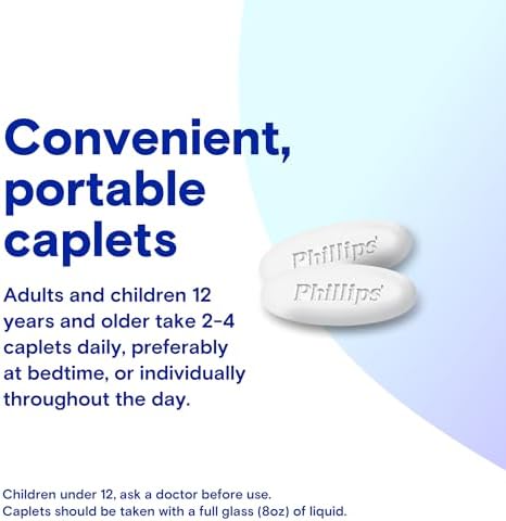 Phillips' Laxative Easy-To-Swallow Caplets, 55 Count