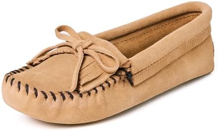 Minnetonka Women's Kilty Suede Softsole Moccasin