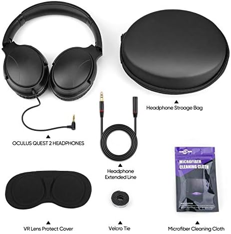 SARLAR VR Gaming Headphones for Quest 2/Quest 3 Increase VR Immersion, Custom Length Cable, Optimized Gaming Audio Driver