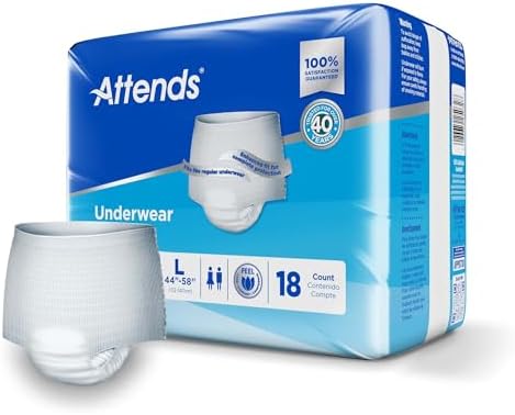 Attends MCK22023101 - Adult Underwear Pull On Medium Disposable Heavy Absorbency