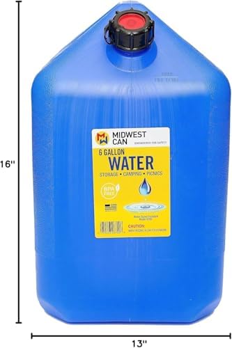 Midwest Can 6 Gallon Water Container