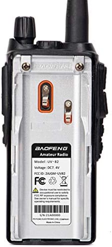 BaoFeng Radio BaoFeng UV-82 Ham Radio 144-148/420-450Mhz 2 Way Radio with FTDI Programming Cable Long Range Dual Band Two-Way Radio Walkie Talkie (5