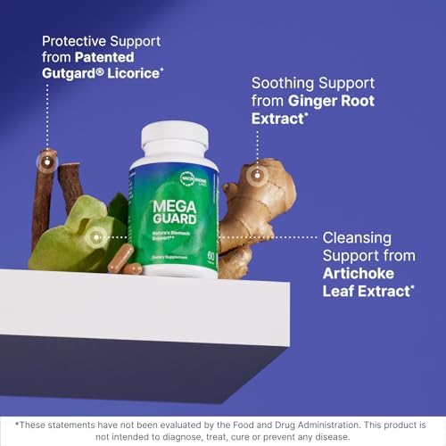 Microbiome Labs MegaGuard Gut Health Supplements - Ginger Root