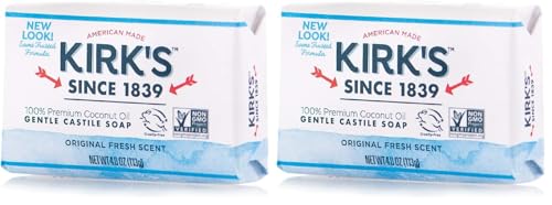 Kirk's Natural Original Castile Soap, 4 Ounce (Packaging may Vary)