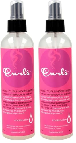 Curls Classic Collection Lavish Moisturizer - Refresh, Rehydrate, and Reactivate Dry Hair - Wavy and Curly Hair - 8 Fl Oz