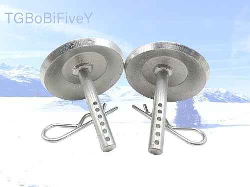 2Pack 2208864 Snow Plow Skid Shoe Blade Protector Skid Shoe for ATV UTV Polaris K-Plow Nos Hardened Steel Snow Plow Non-Slip Base
