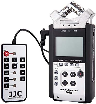 Wired Remote Control Replaces for Zoom RC4 for Zoom H4n H4nPro H4nSP for RODE NT5 Portable Handy Remote Control with 78.7"/200cm Cable to Capture Volume,Record Level,Input Source&Transport Functions