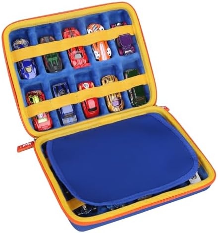 Mchoi Hot Wheels Case Storage for HOT WHEELS20 Cars, Toy Car Organizer for Your Matchbox Cars Storage, Case Only
