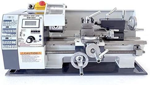TECHTONGDA Metal Lathe Mini Precision Bench Lathe Inch Thread 600W Brushless Motor DIY Turning Machine DIY Mini Lathe