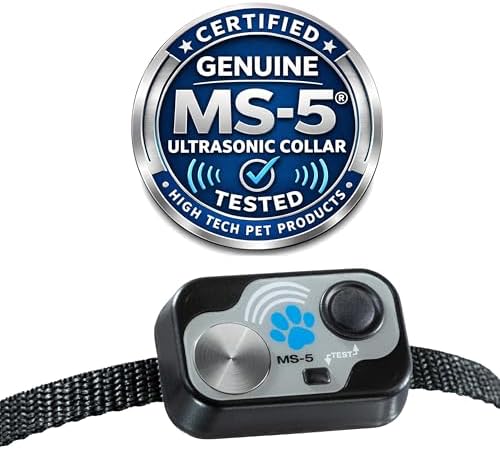 High Tech Pet Genuine MS-5® Automatic Smart Pet Door Collar, Tested & Certified for All Power Pet Doors - Water Proof, Battery Included