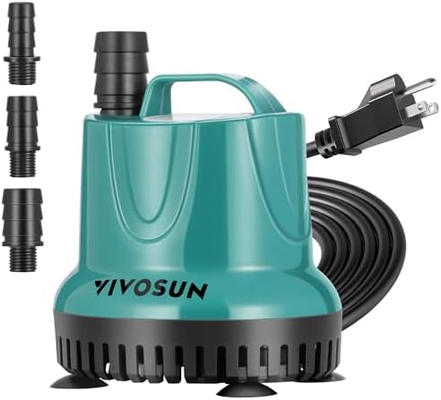VIVOSUN 660GPH Sub Water Pump for Fish Tank, Pond, Aquarium, Hydroponics